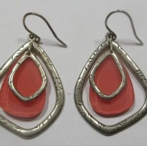 Silpada Sterling Silver And Magnesite Earrings